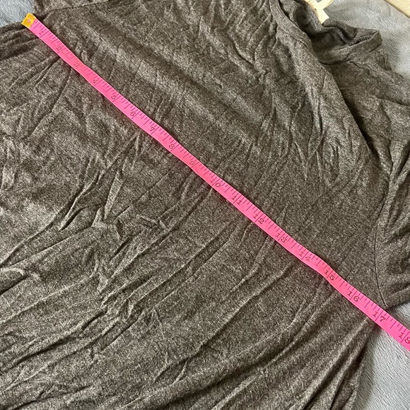 3/4 sleeves long maxi dress dark gray - Picture 11 of 11